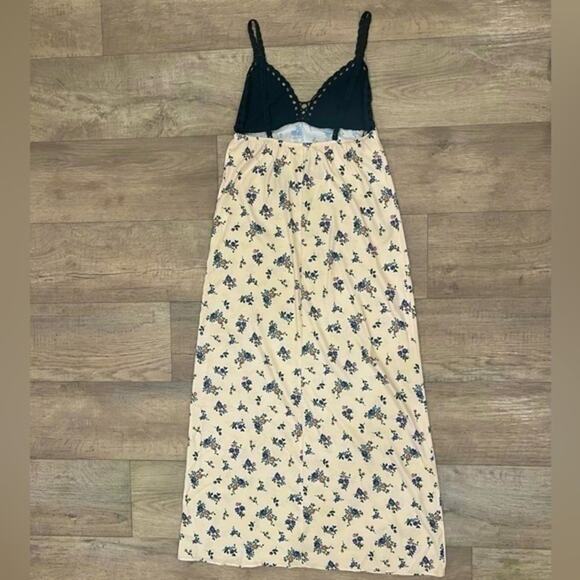 ZARA Combination Maxi Slip Dress NWT - Picture 6 of 11